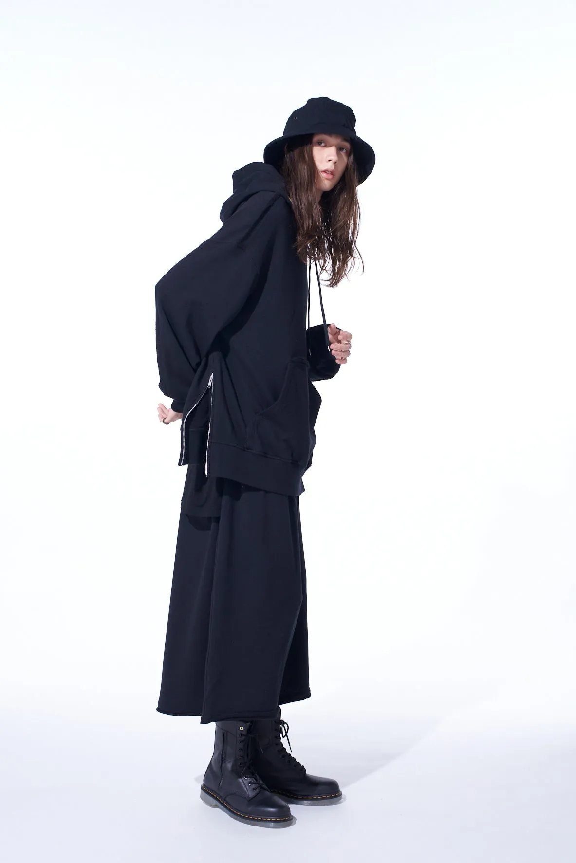 FRENCH TERRY CULOTTE PANTS