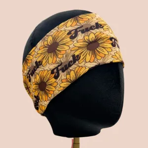 Fucking Sunflowers Stretch Headband