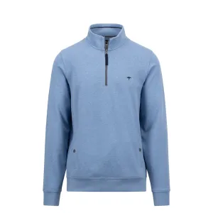 Fynch-Hatton Structured Cotton Half-Zip