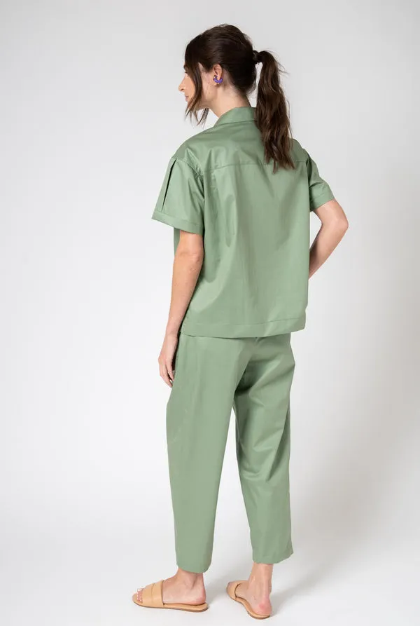 Gerund Shirt in Spring Green