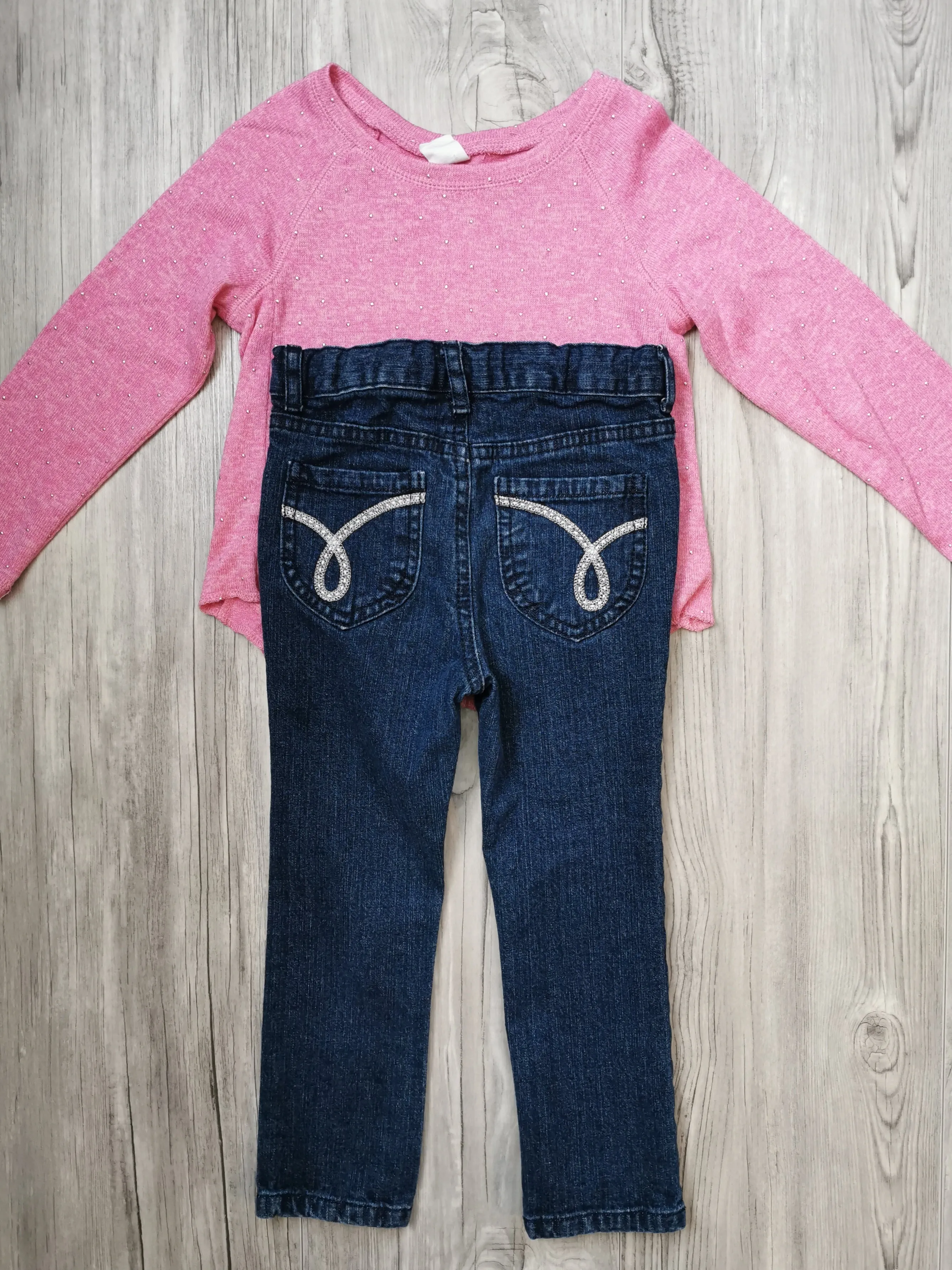 GIRL SIZE 2 YEARS - CALVIN KLEIN / Baby GAP, 2 Piece Mix N Match Fall Outfit EUC B21