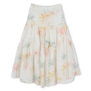 Girls Multicoloured Long Skirt