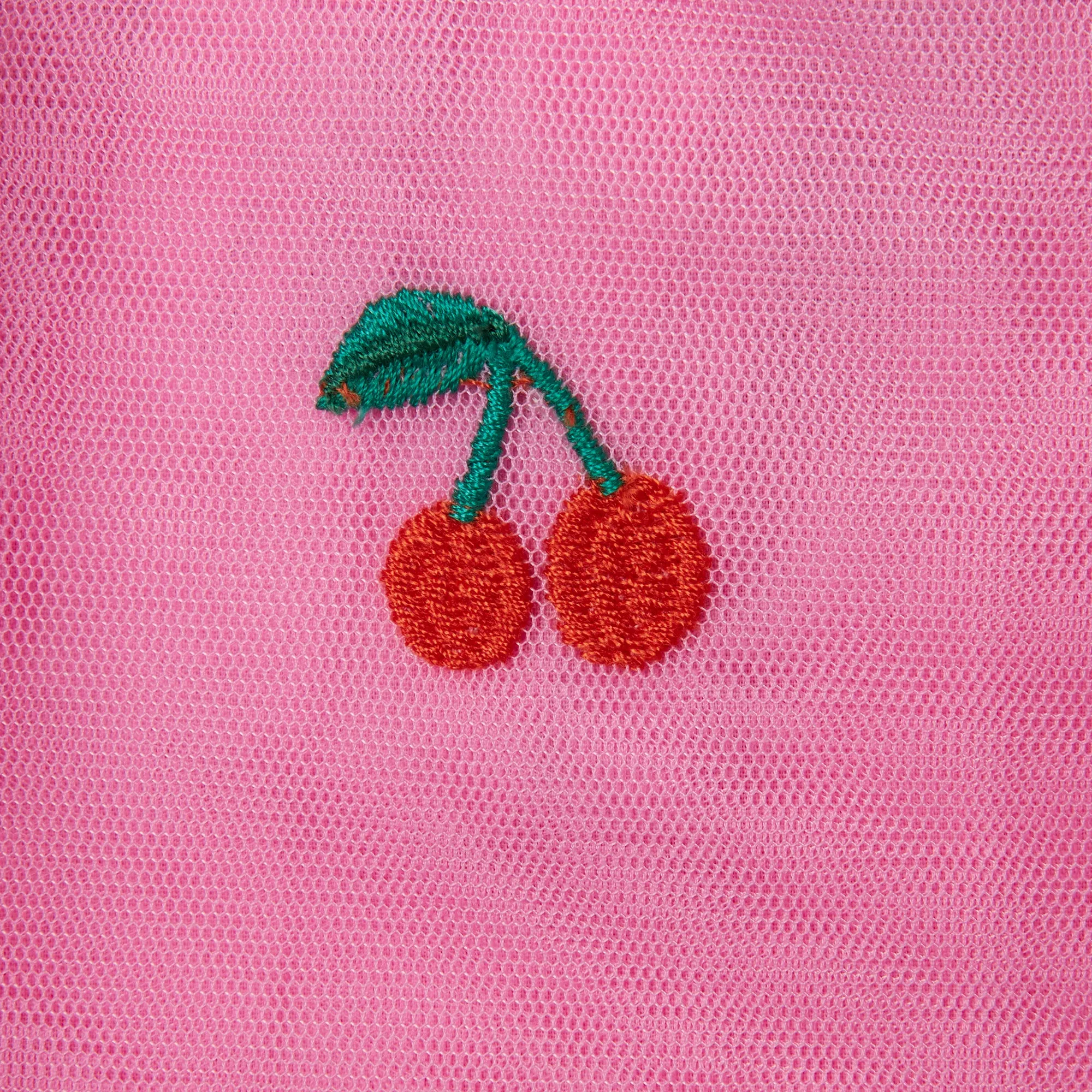 Girls Pink Cherry Skirt