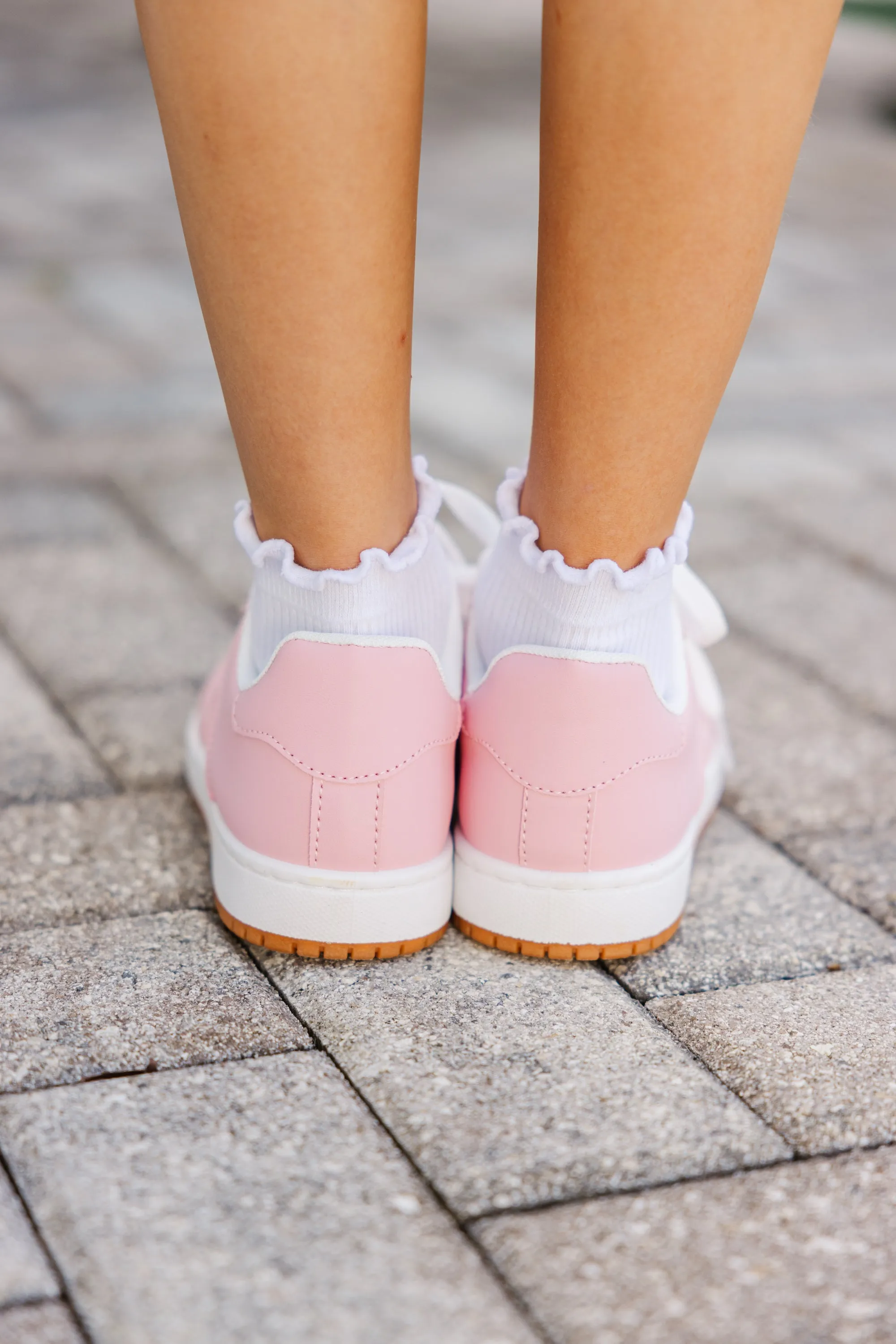 Girls: The Jordyn Pink Sneakers