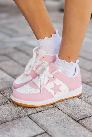 Girls: The Jordyn Pink Sneakers