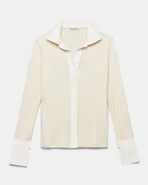 GISELLE RELAXING SHIRT IN MILK