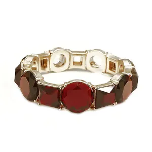 GOLD-RED BRACELET  #FW1202694 (QG1)