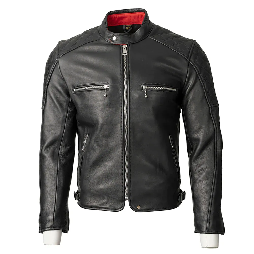 GOLDTOP FLAT TRACKER JACKET (CE ARMOURED) - BLACK