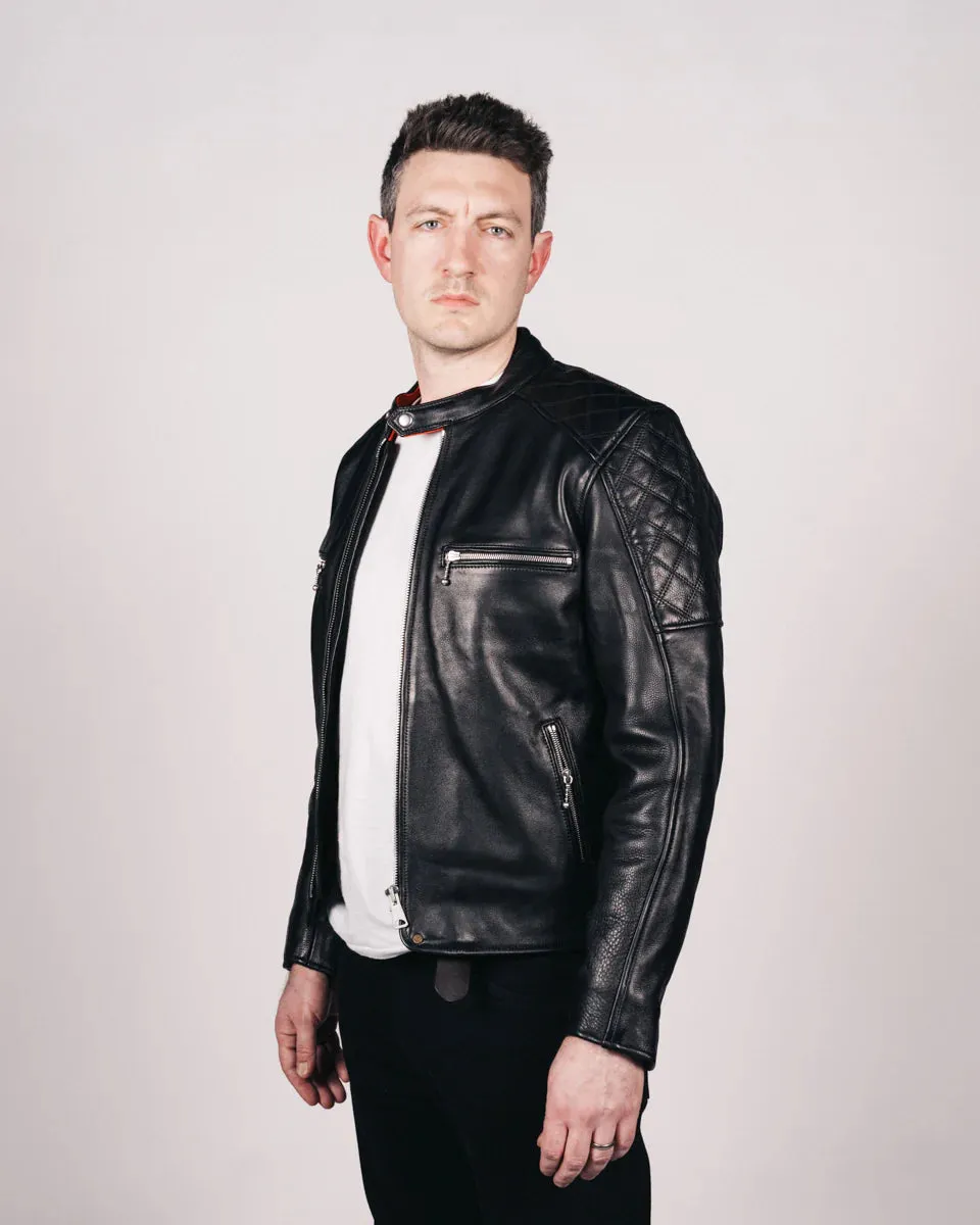 GOLDTOP FLAT TRACKER JACKET (CE ARMOURED) - BLACK