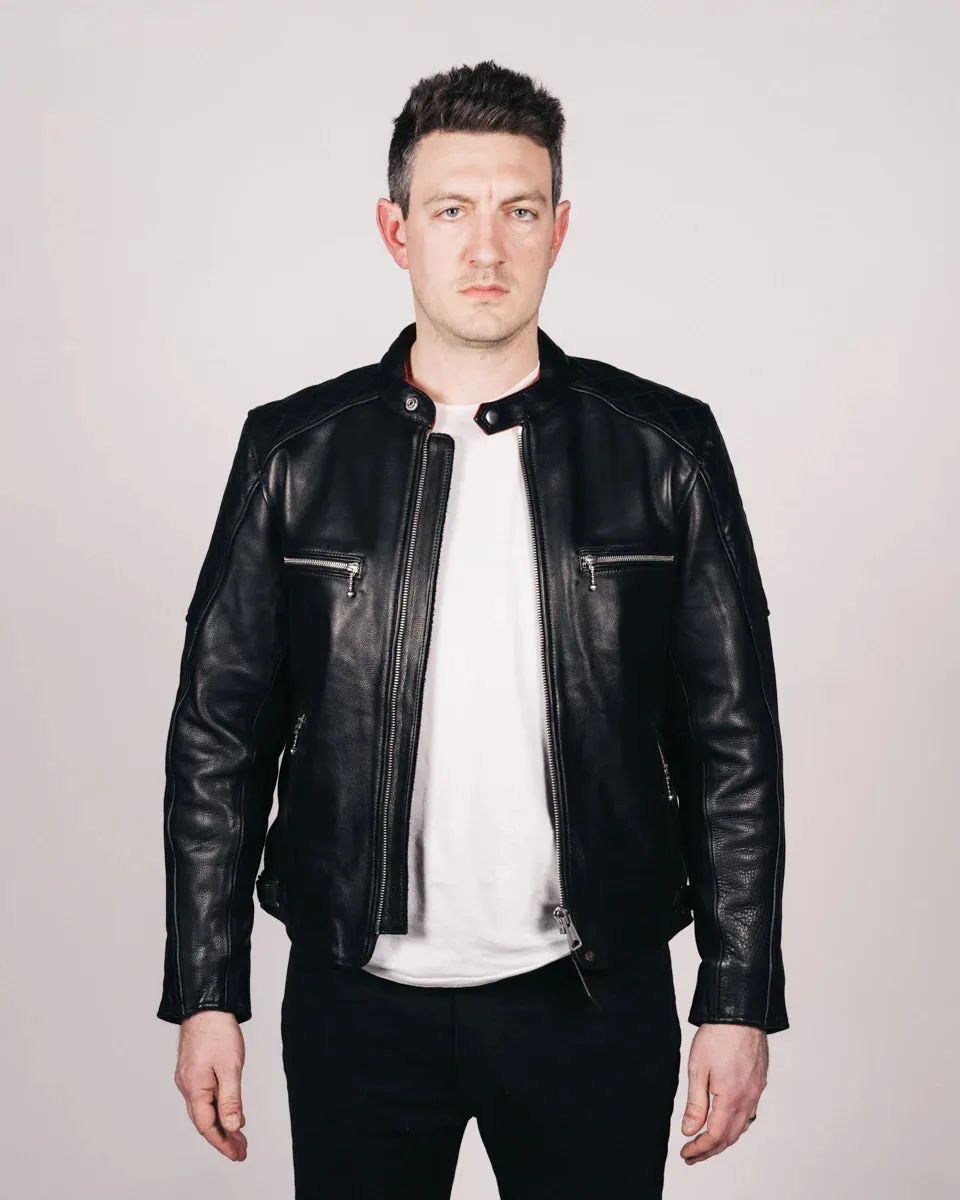 GOLDTOP FLAT TRACKER JACKET (CE ARMOURED) - BLACK