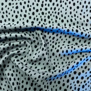 H53 | Radiant Spot Viscose : Blue (2mtr end of bolt)