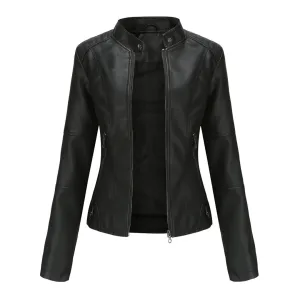 HAILEY - MODERN LEATHER JACKET