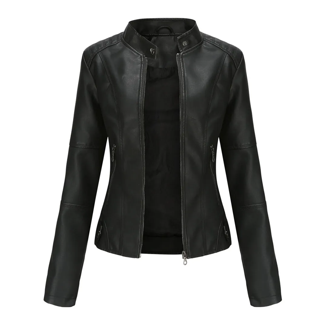 HAILEY - MODERN LEATHER JACKET