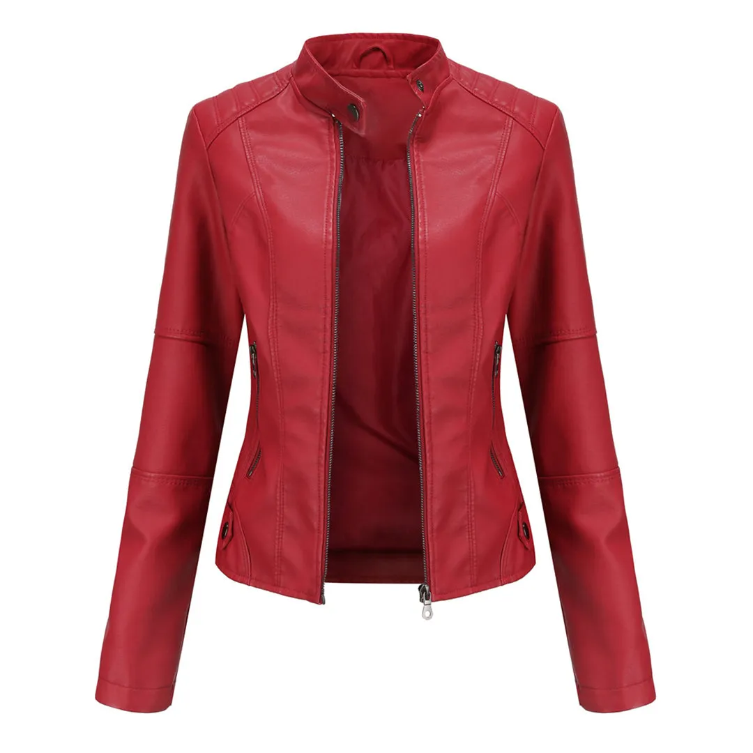 HAILEY - MODERN LEATHER JACKET