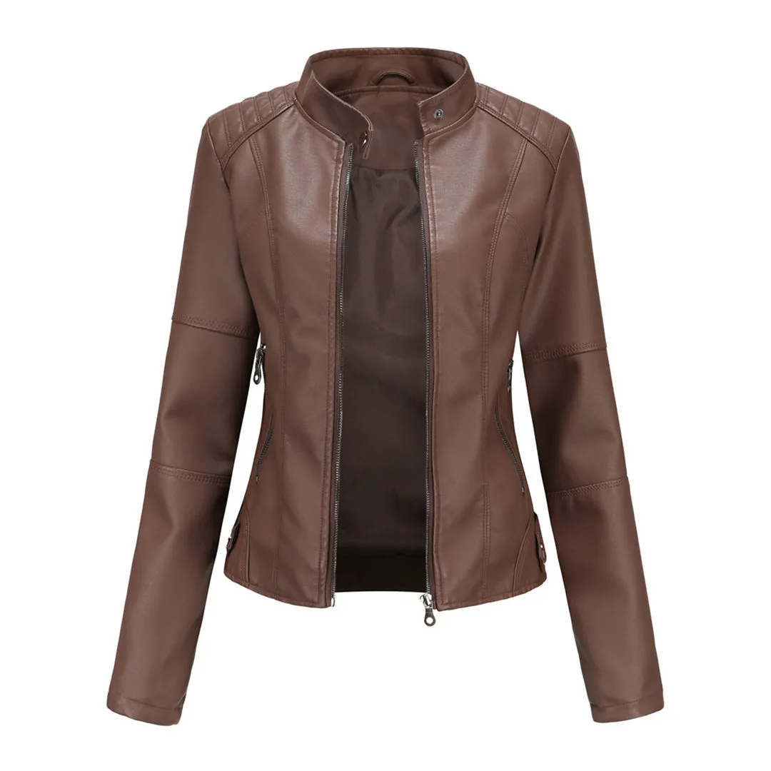 HAILEY - MODERN LEATHER JACKET