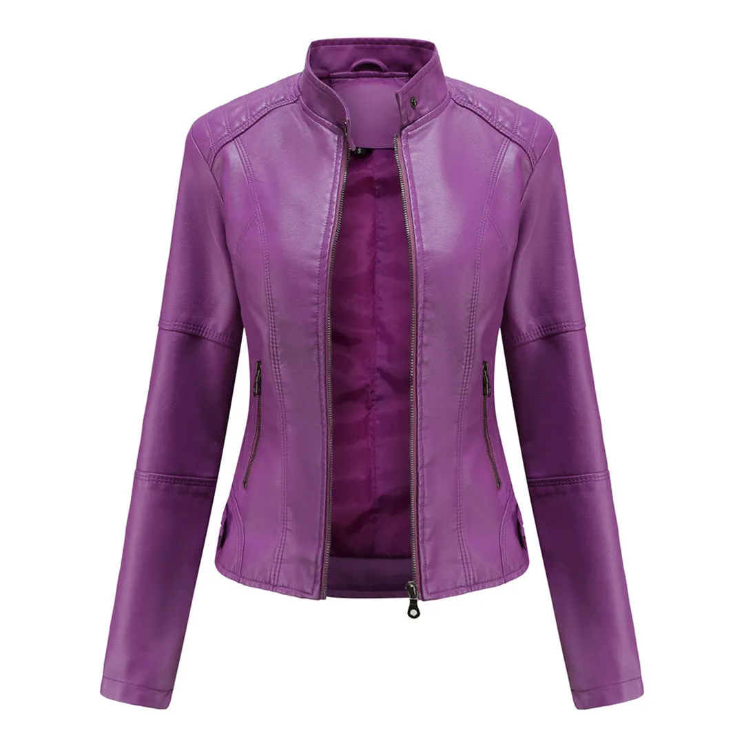HAILEY - MODERN LEATHER JACKET