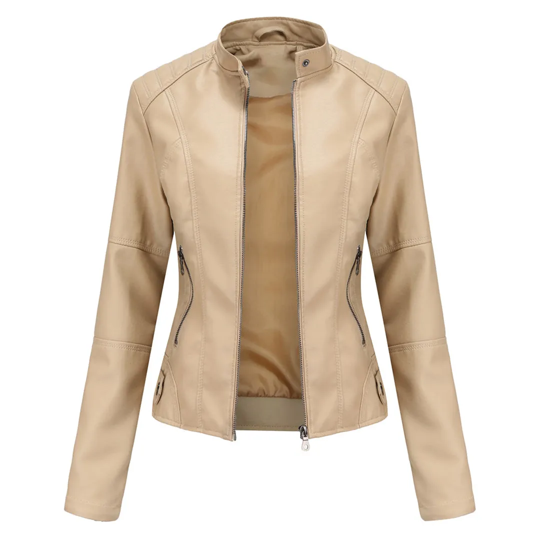 HAILEY - MODERN LEATHER JACKET