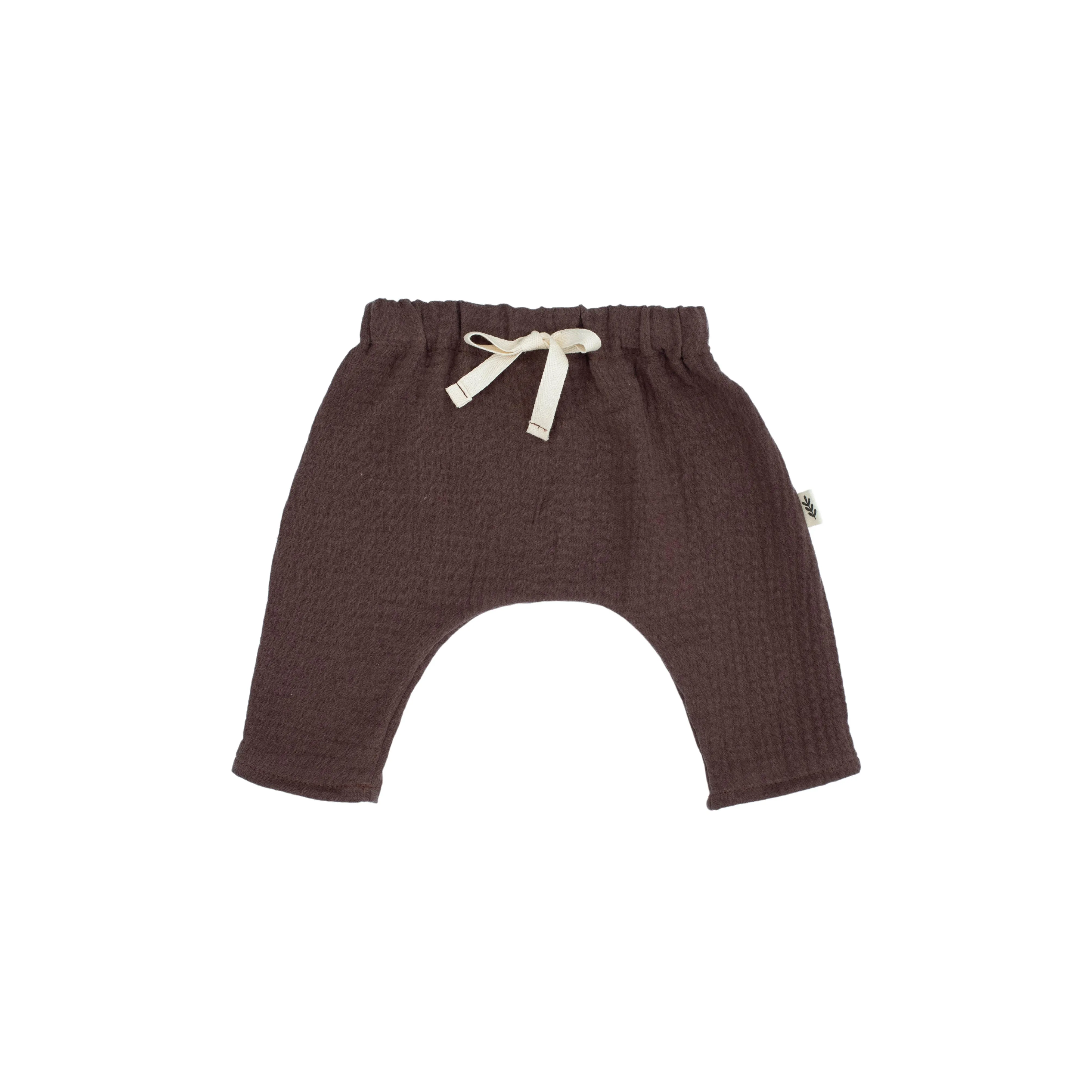 Harem Muslin Pants - Pinecone