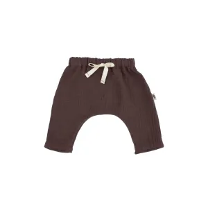 Harem Muslin Pants - Pinecone