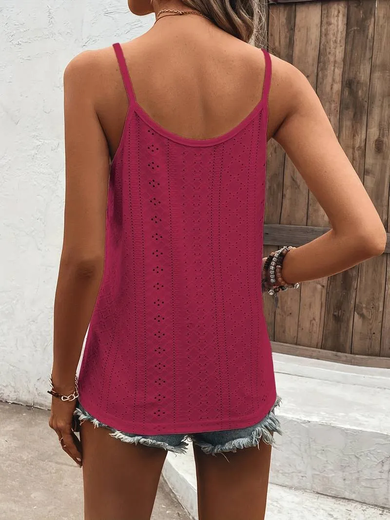 Harper – versatile summer top with spaghetti straps and v-neck