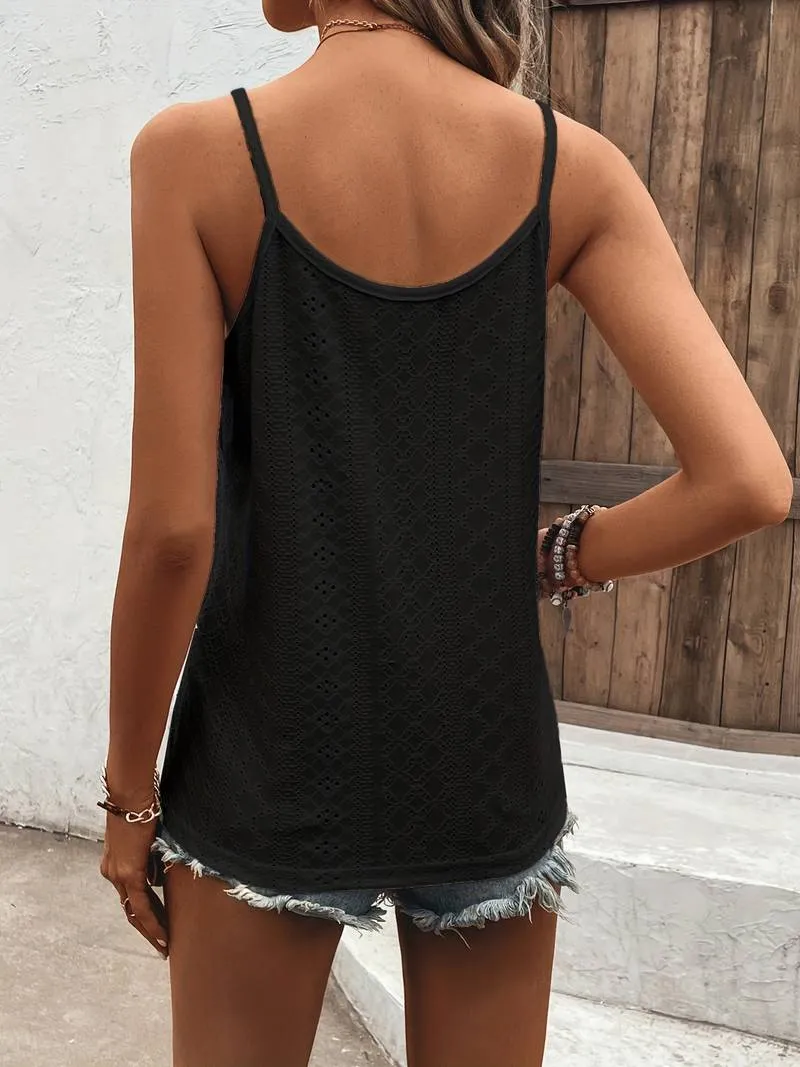 Harper – versatile summer top with spaghetti straps and v-neck