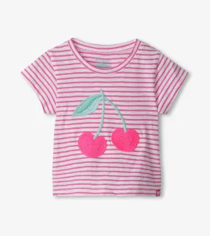 Hatley Cherry Stripes Graphic Tee