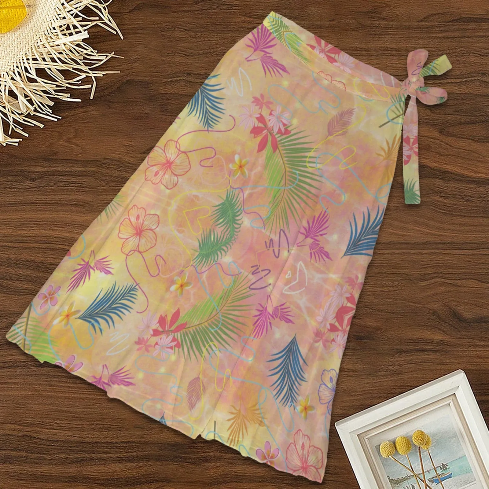 Hawaiian Gold Semi Sheer Coverup up to 5 XL