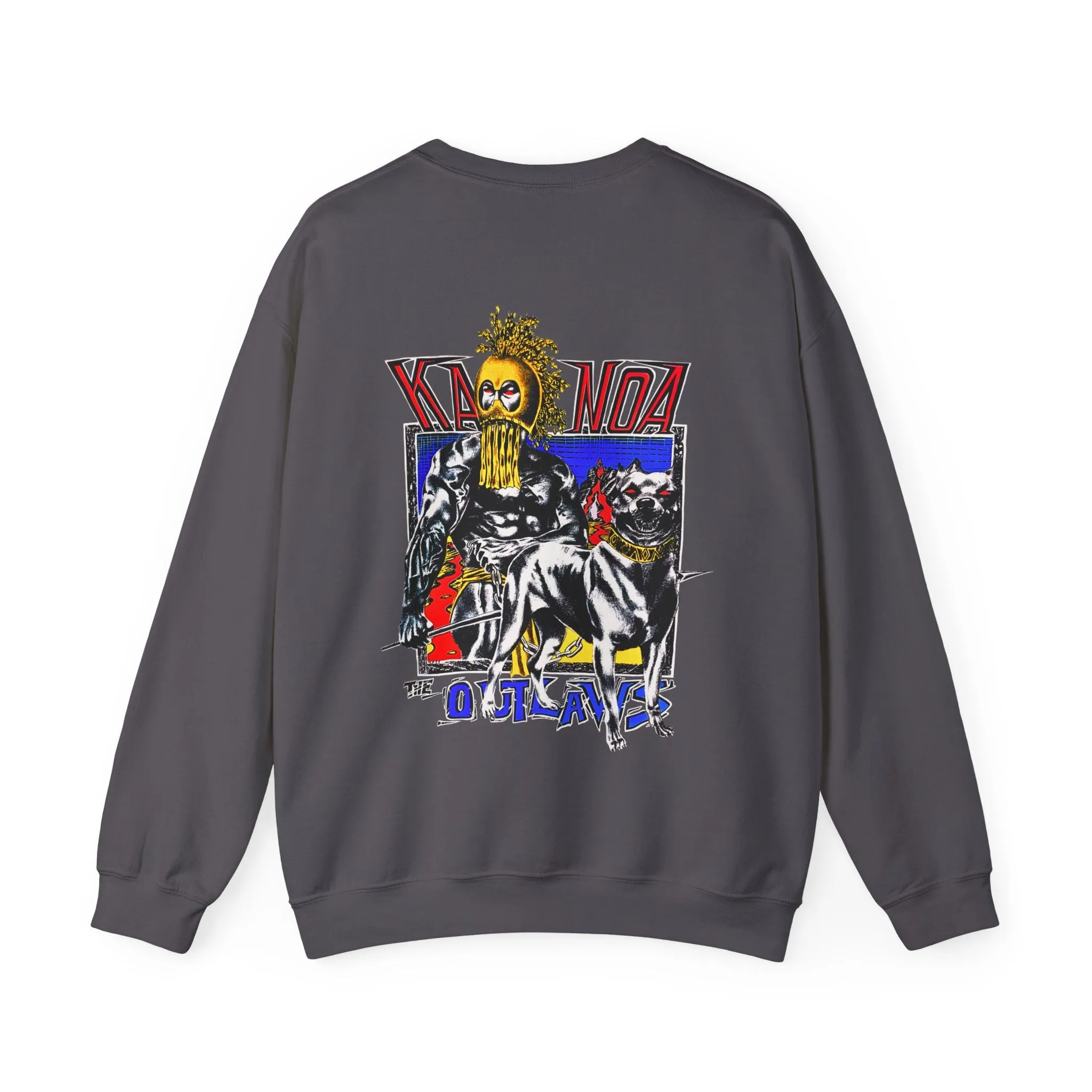 Hawaiian Strength Kanoa The Outlaws Vintage Design 90s New Print Unisex Heavy Blend™ Crewneck Sweatshirt