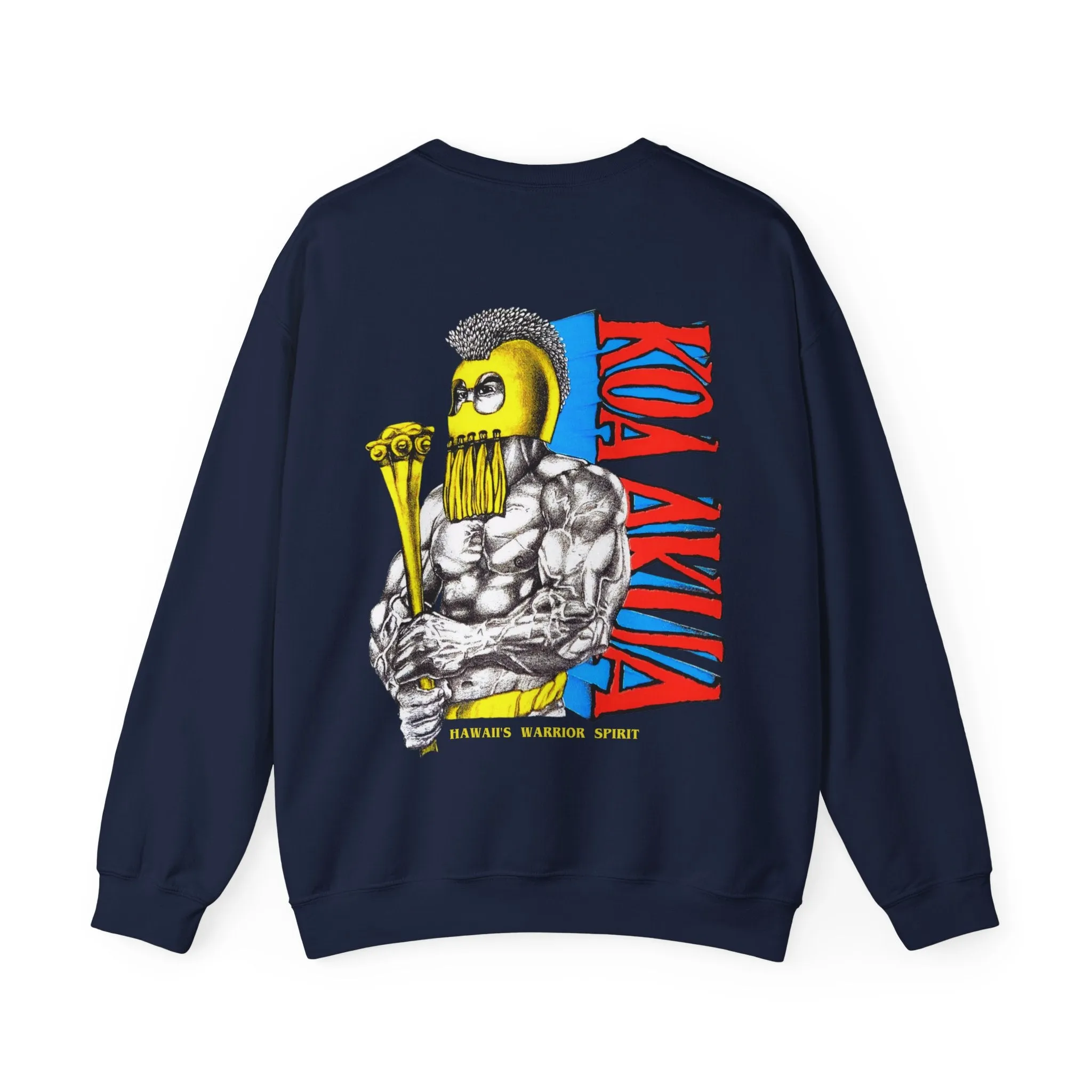 Hawaiian Strength Koa Akua Hawaii's Warrior Spirit Vintage Design 90s New Print Unisex Heavy Blend™ Crewneck Sweatshirt