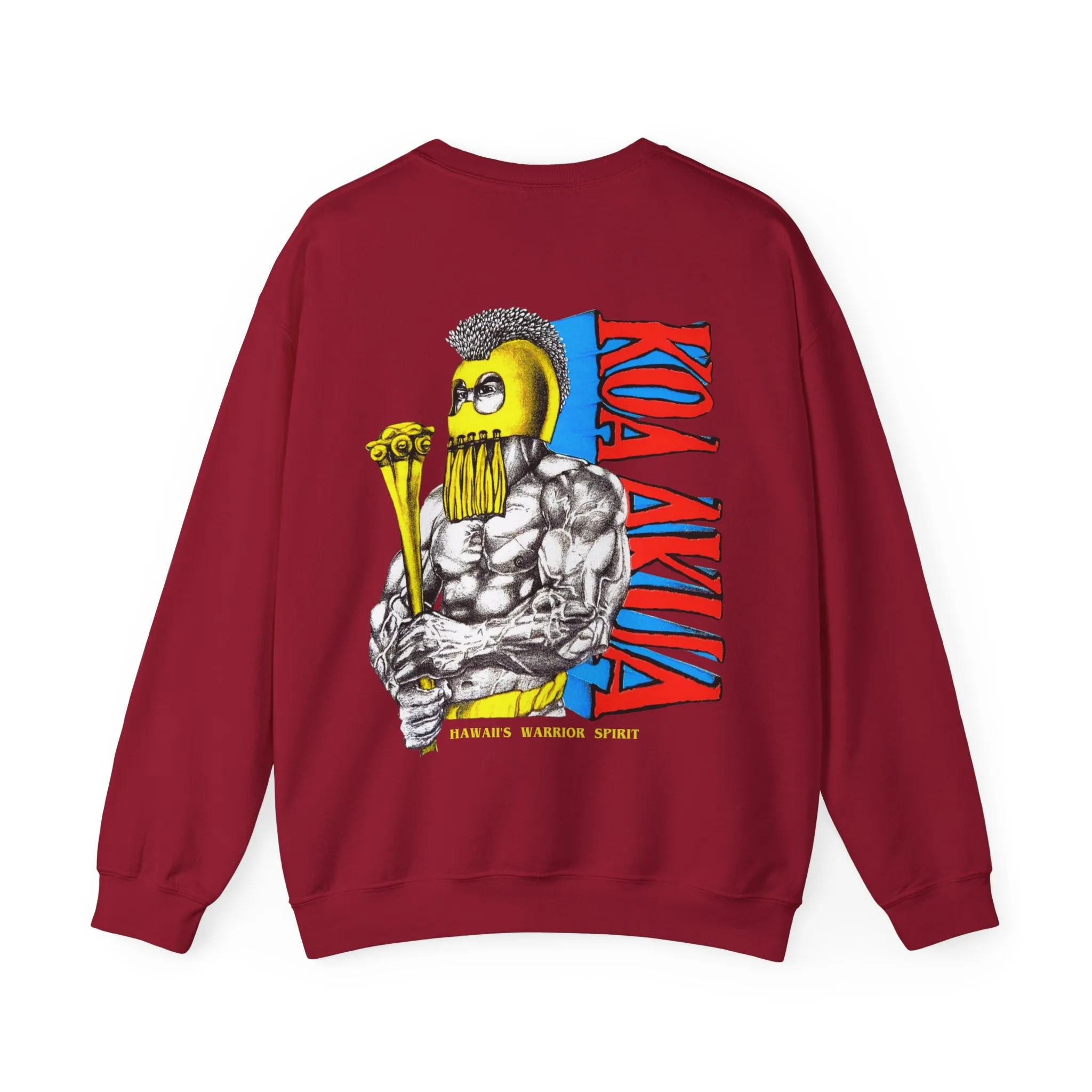 Hawaiian Strength Koa Akua Hawaii's Warrior Spirit Vintage Design 90s New Print Unisex Heavy Blend™ Crewneck Sweatshirt