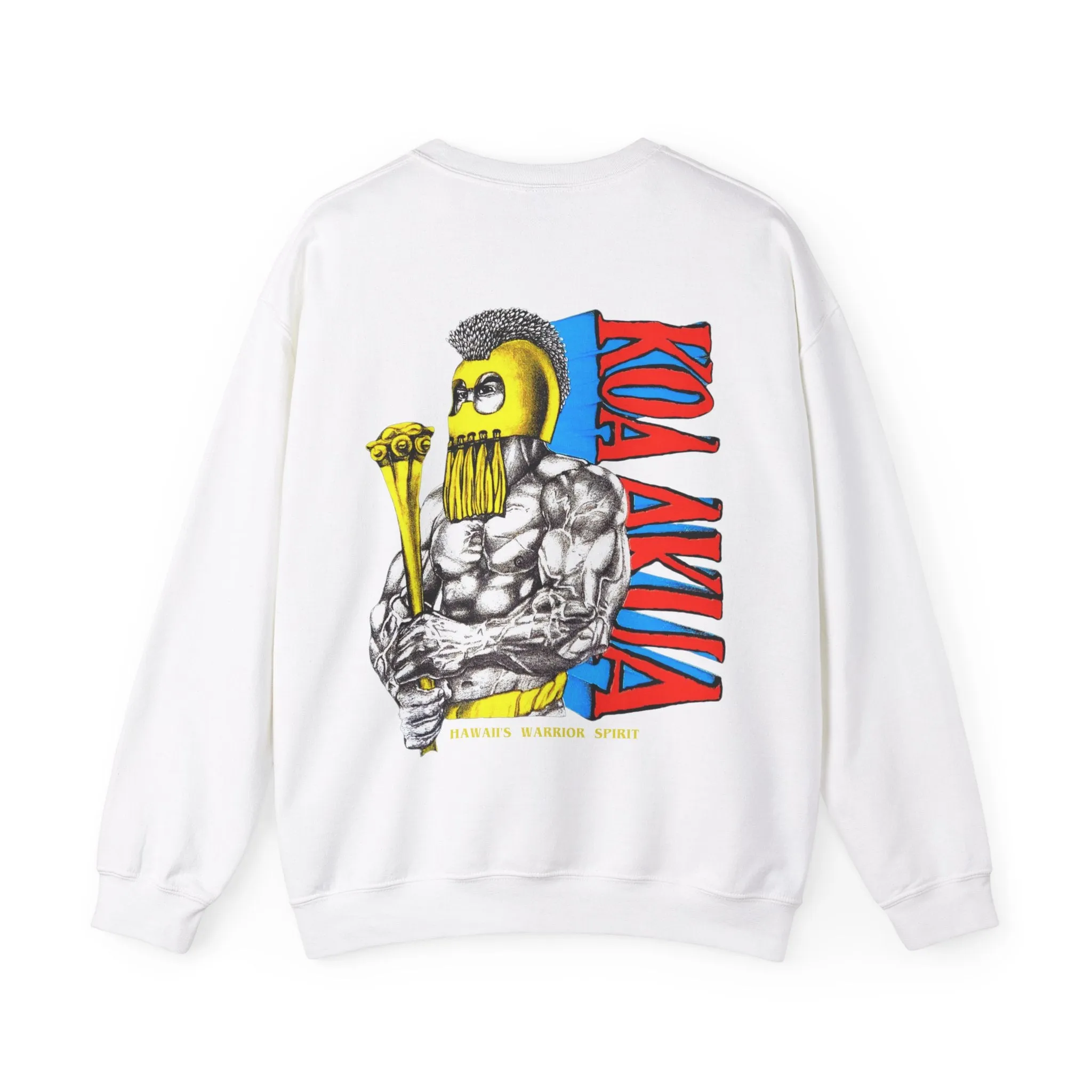 Hawaiian Strength Koa Akua Hawaii's Warrior Spirit Vintage Design 90s New Print Unisex Heavy Blend™ Crewneck Sweatshirt