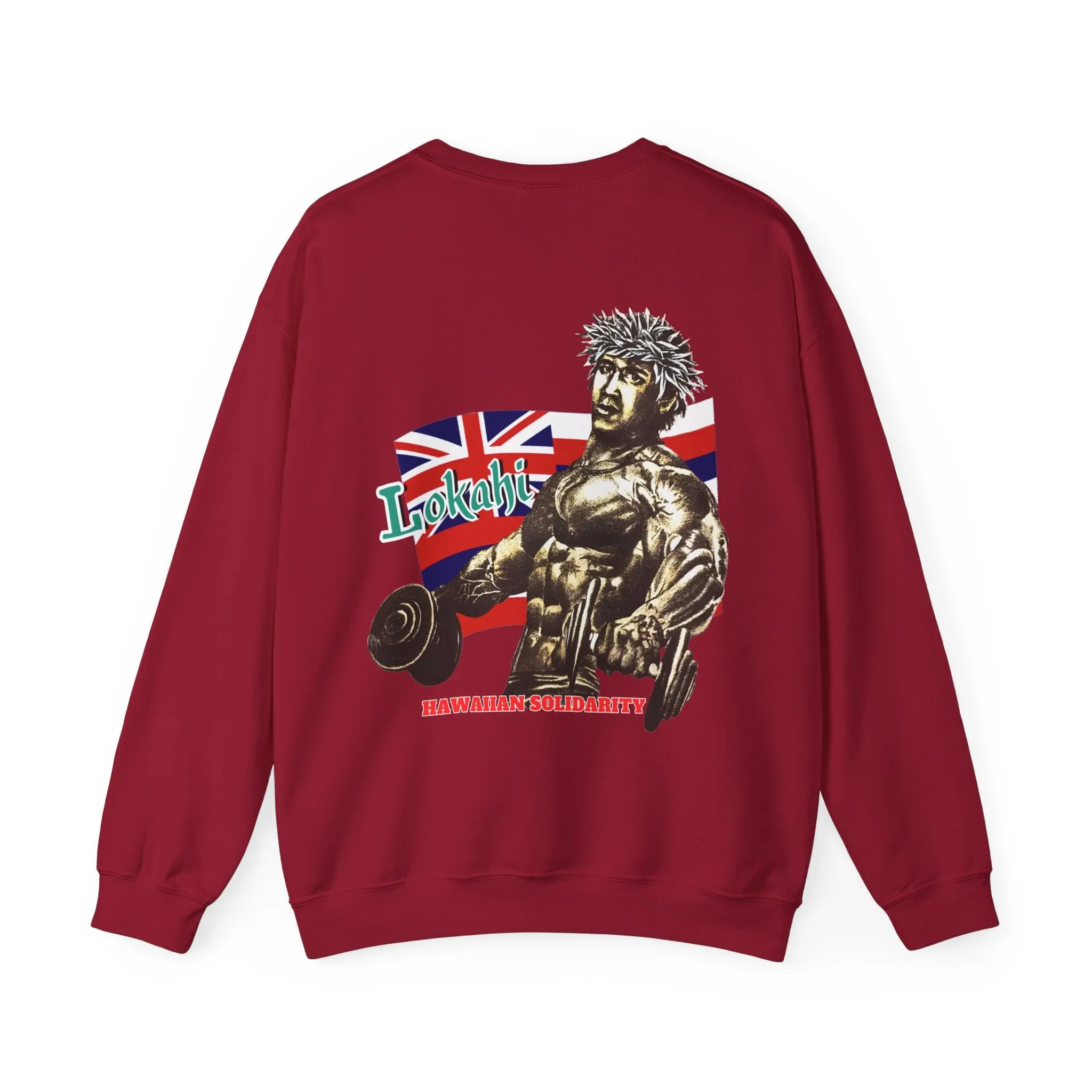 Hawaiian Strength Lokahi Hawaiian Solidarity Vintage Design 90s New Print Unisex Heavy Blend™ Crewneck Sweatshirt
