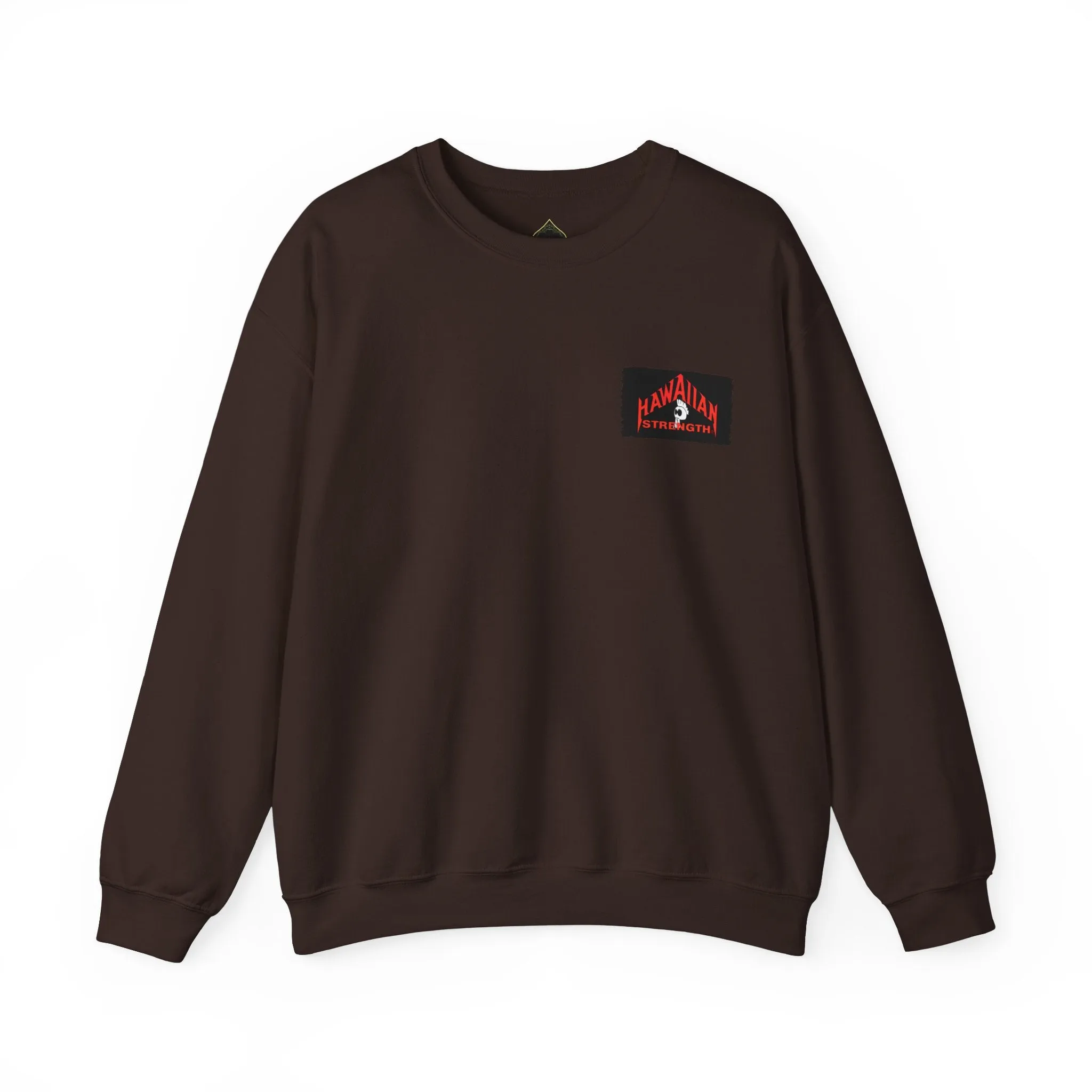 Hawaiian Strength Makoa The Fearless Warrior Vintage Design 90s New Print Unisex Heavy Blend™ Crewneck Sweatshirt