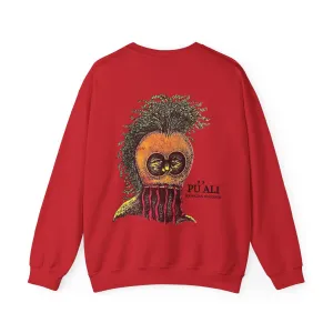 Hawaiian Strength Pu'ali Hawaiian Warrior Vintage Design 90s New Print Unisex Heavy Blend™ Crewneck Sweatshirt