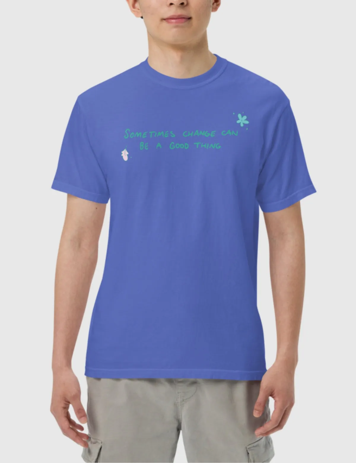 Heartstopper Unisex Change T-Shirt [Flo Blue]