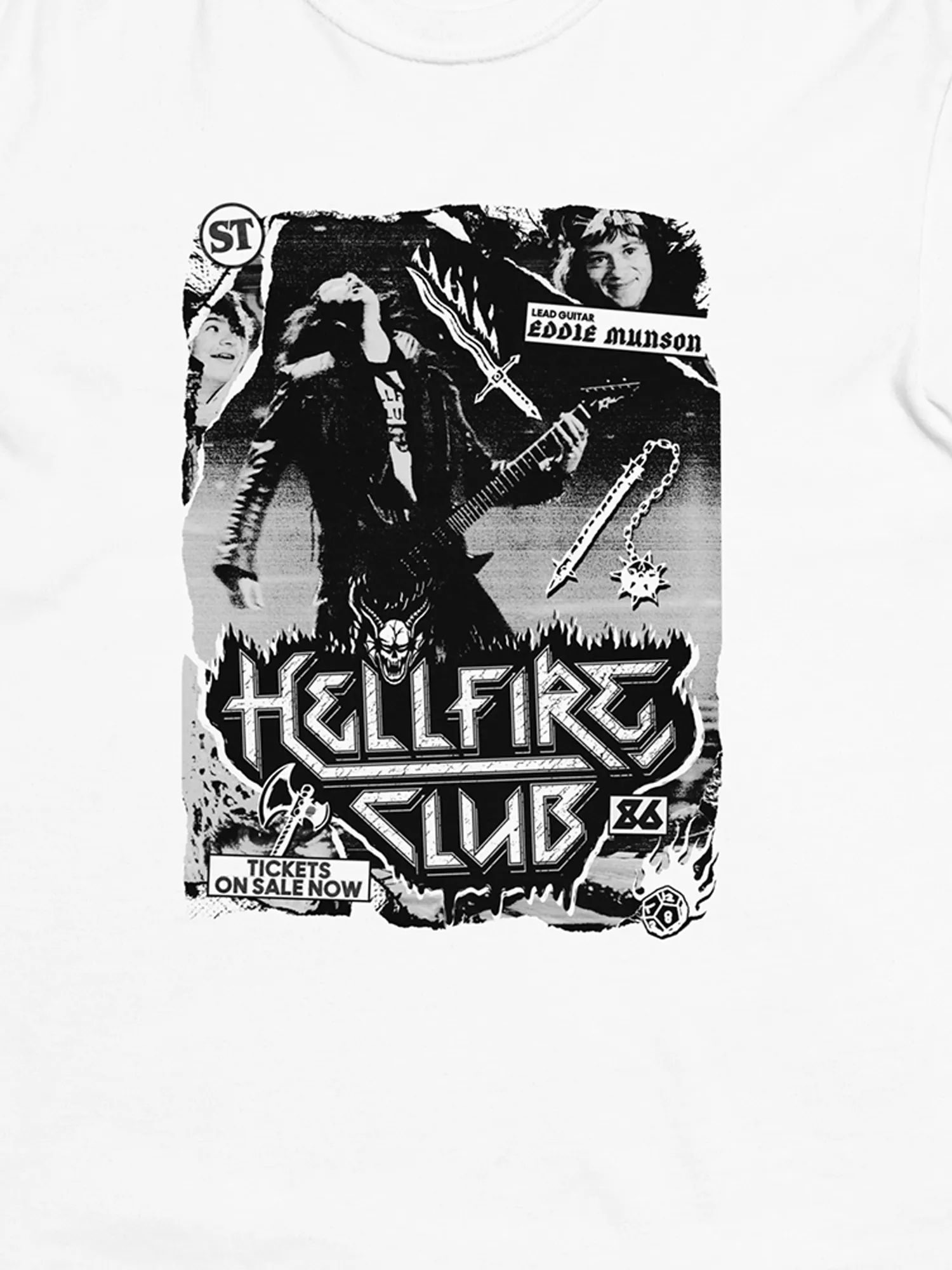 Hellfire Men’s Garment-Dyed Heavyweight T-Shirt [White]