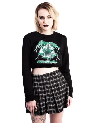 HLZBLZ Belle of the Brawl Marijuanica Crew Neck Sweatshirt