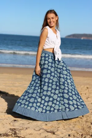 Holly - Tree Boho Chic Long Skirt
