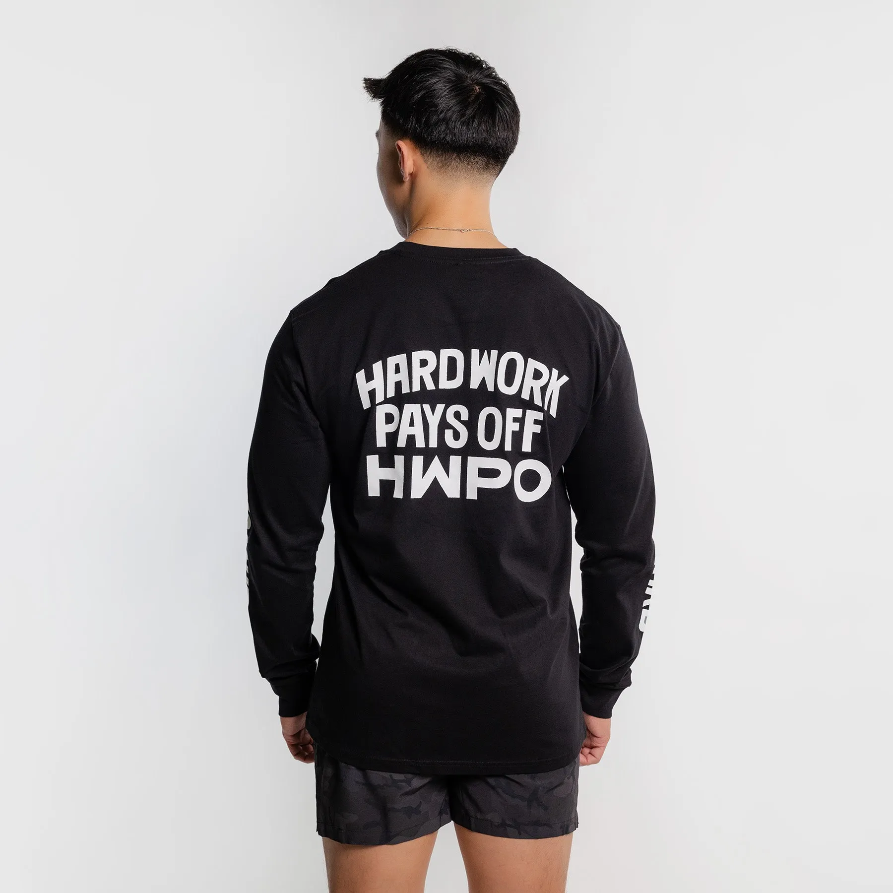 HWPO - CORE VALUES LONGSLEEVE - BLACK/WHITE