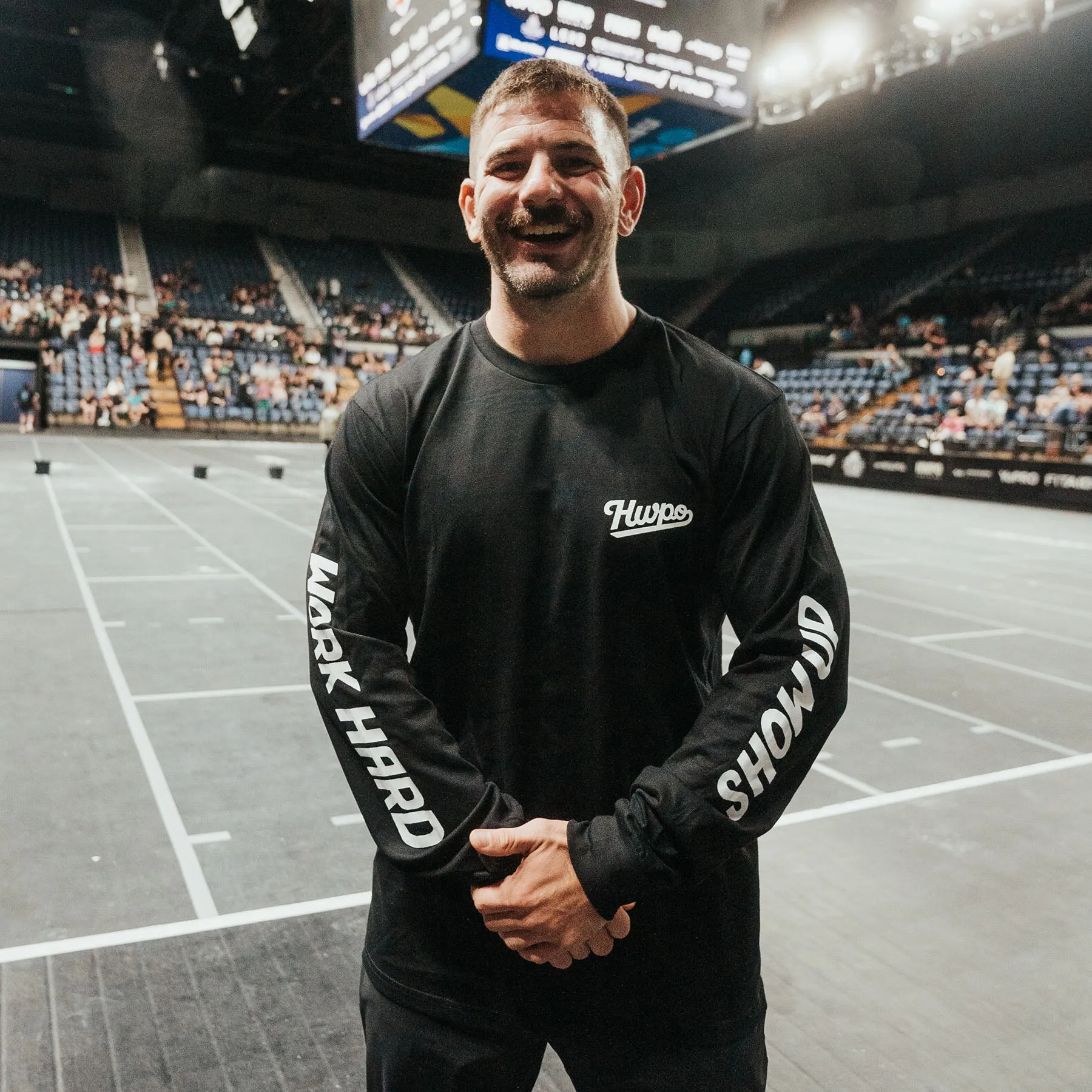 HWPO - CORE VALUES LONGSLEEVE - BLACK/WHITE