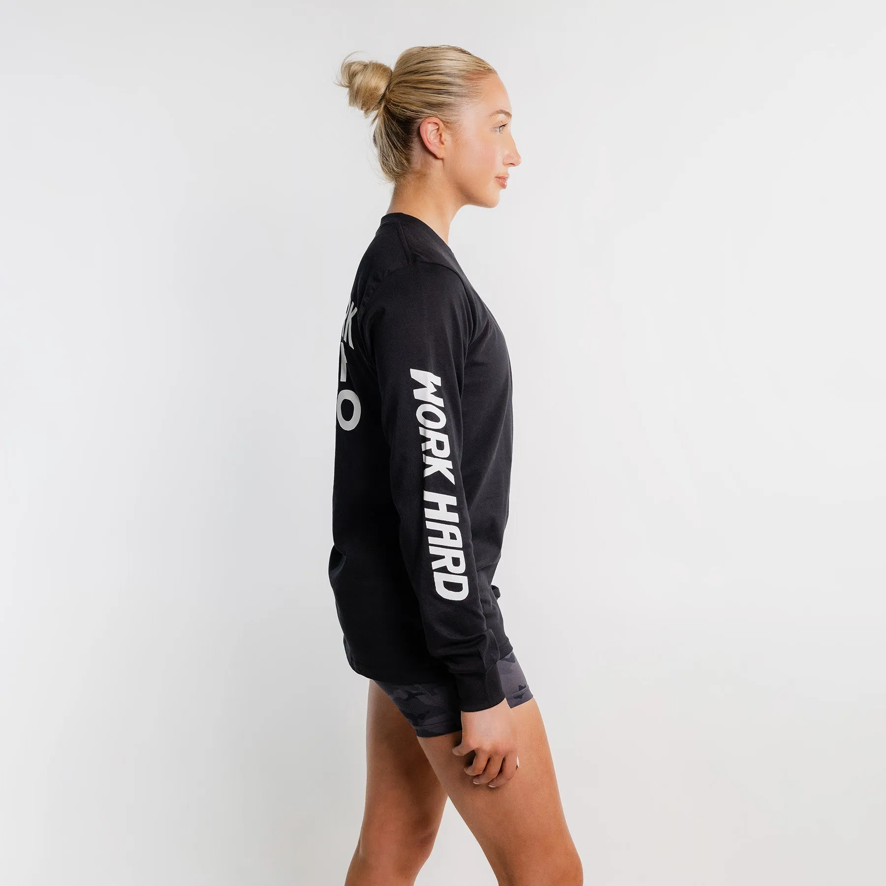 HWPO - CORE VALUES LONGSLEEVE - BLACK/WHITE