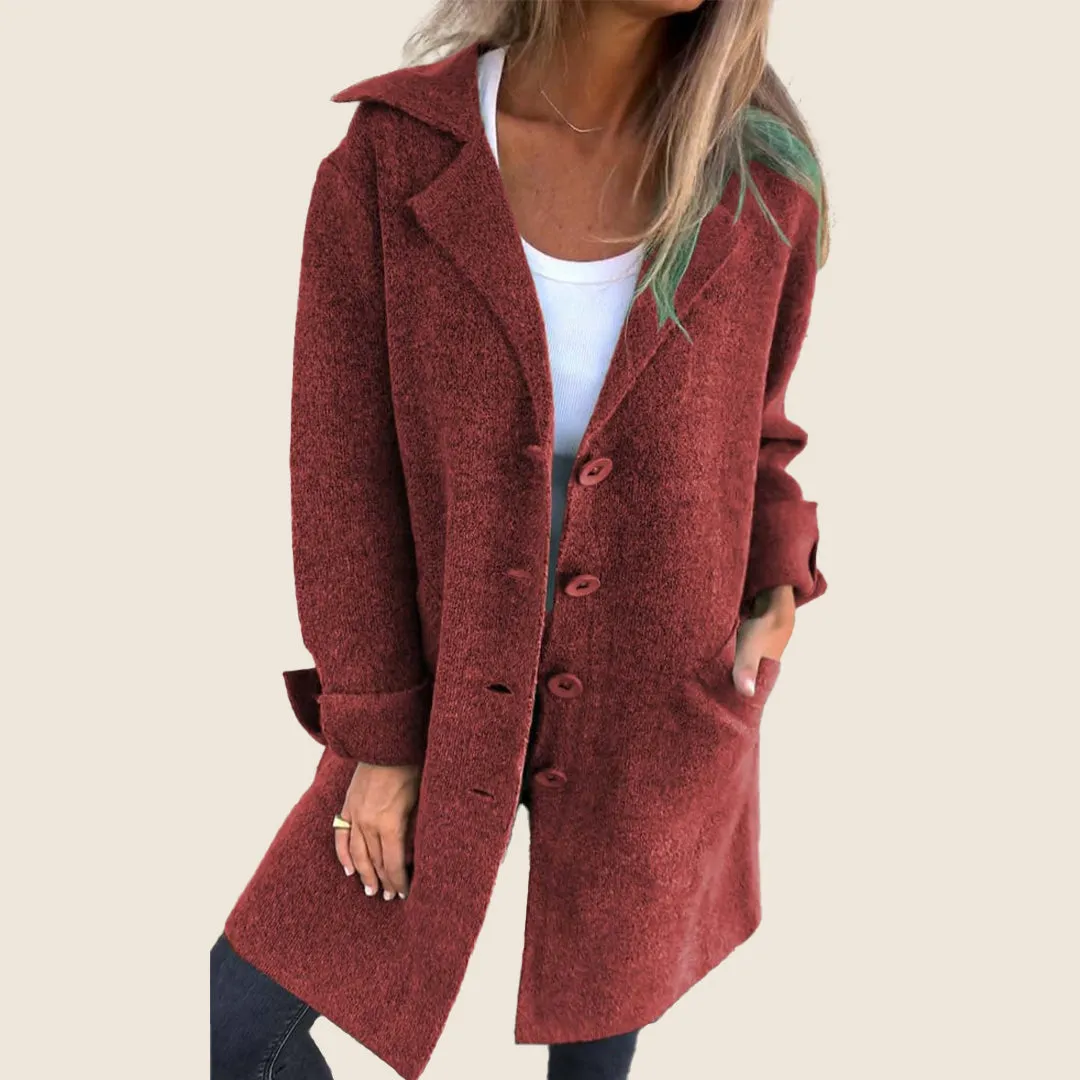 Hyacinth | Casual Button-Down Coat