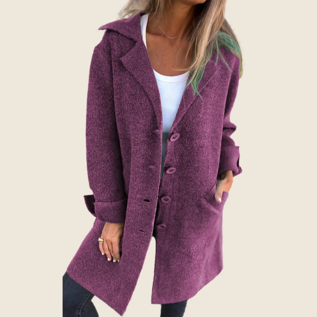 Hyacinth | Casual Button-Down Coat