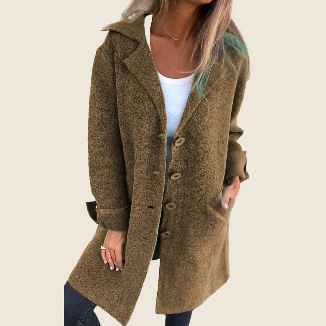 Hyacinth | Casual Button-Down Coat