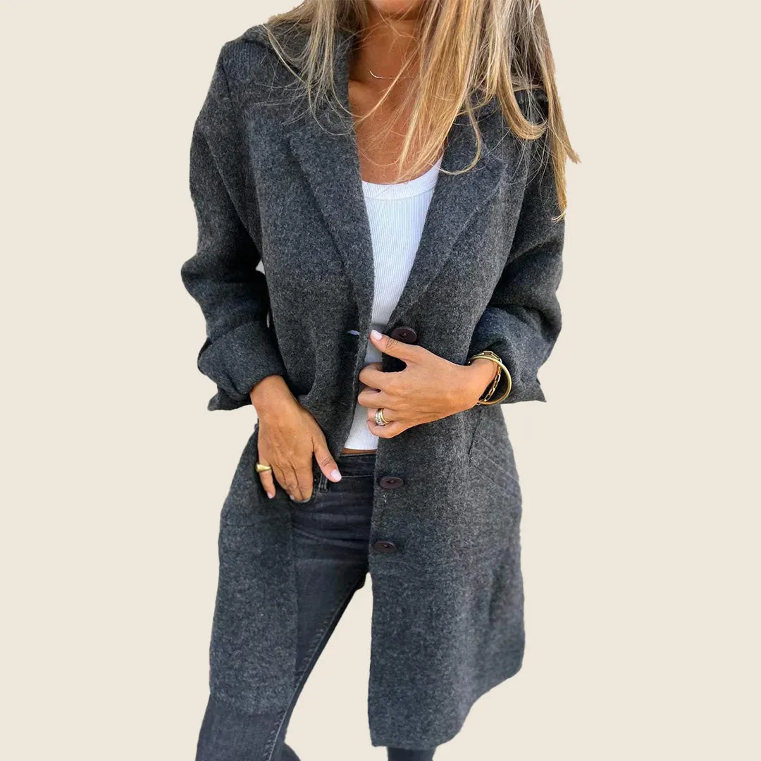 Hyacinth | Casual Button-Down Coat