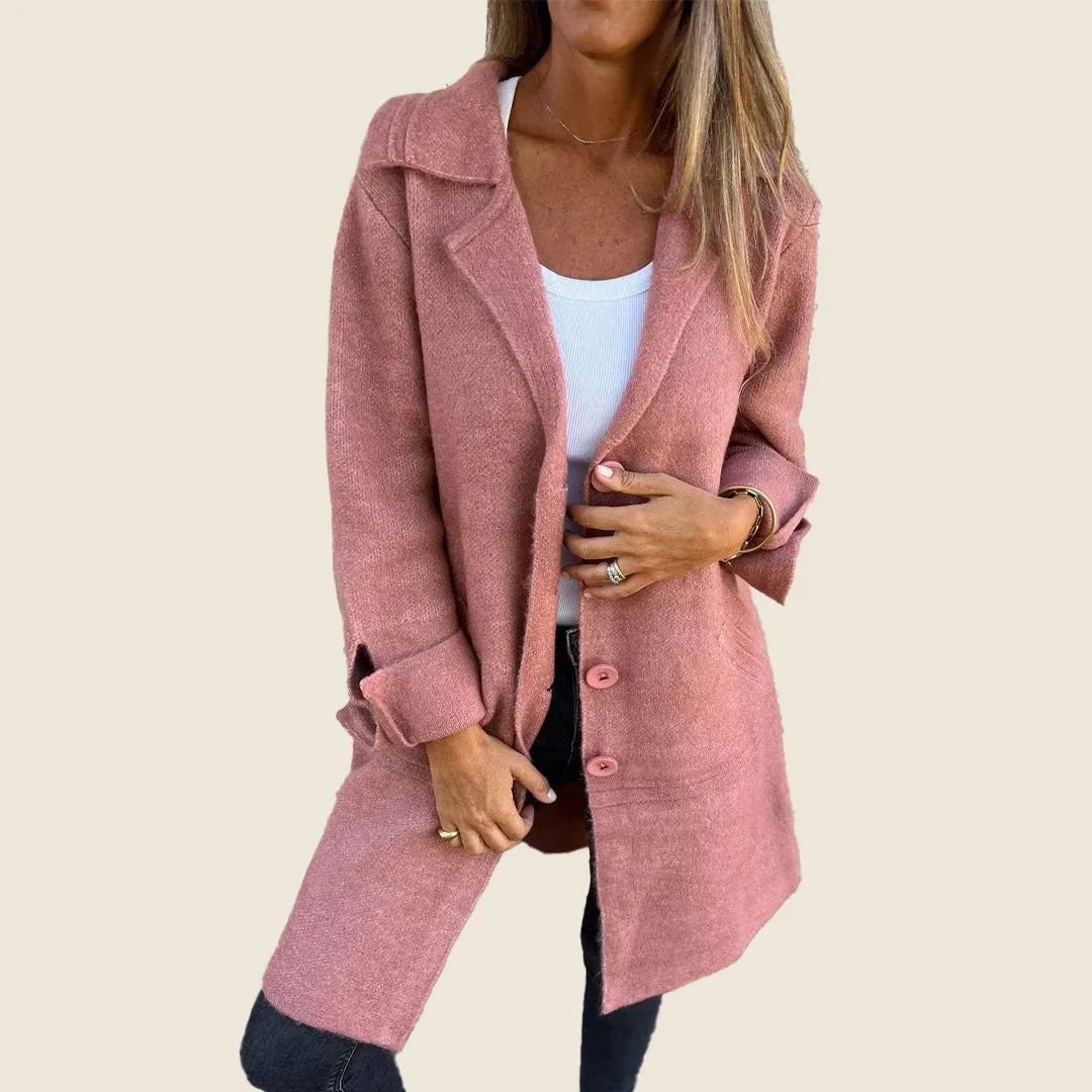 Hyacinth | Casual Button-Down Coat
