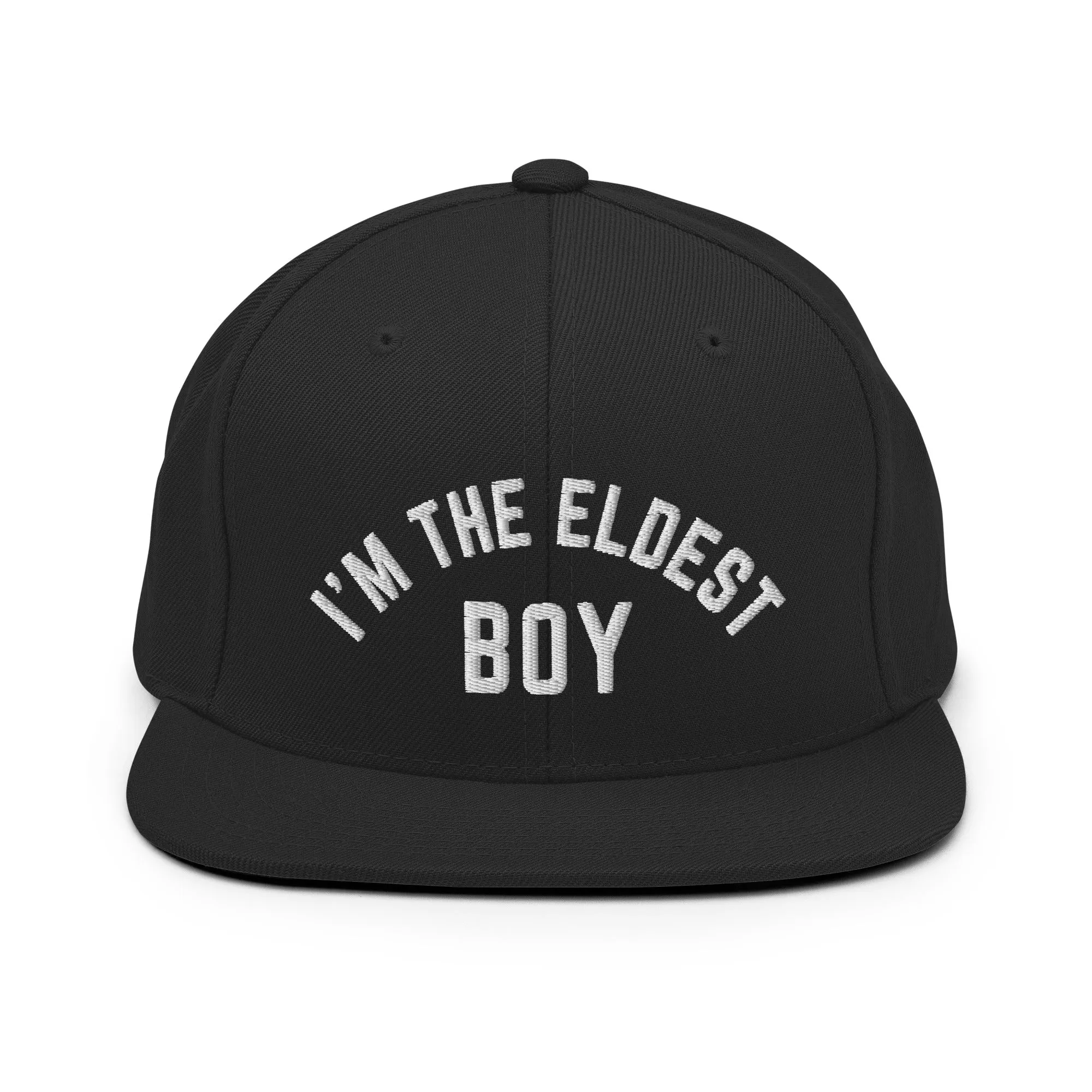 I Am the Eldest Boy Snapback Hat, Funny Embroidered Hat