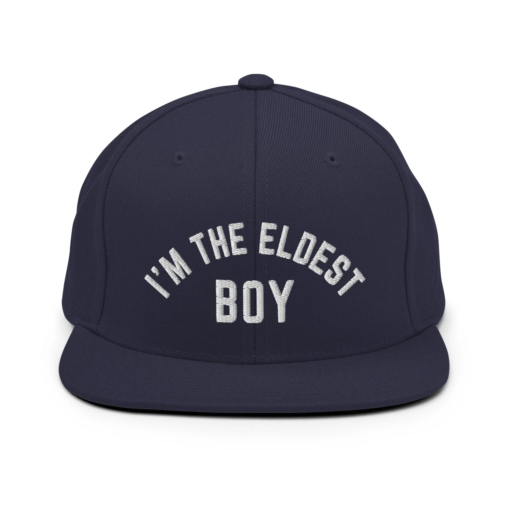 I Am the Eldest Boy Snapback Hat, Funny Embroidered Hat