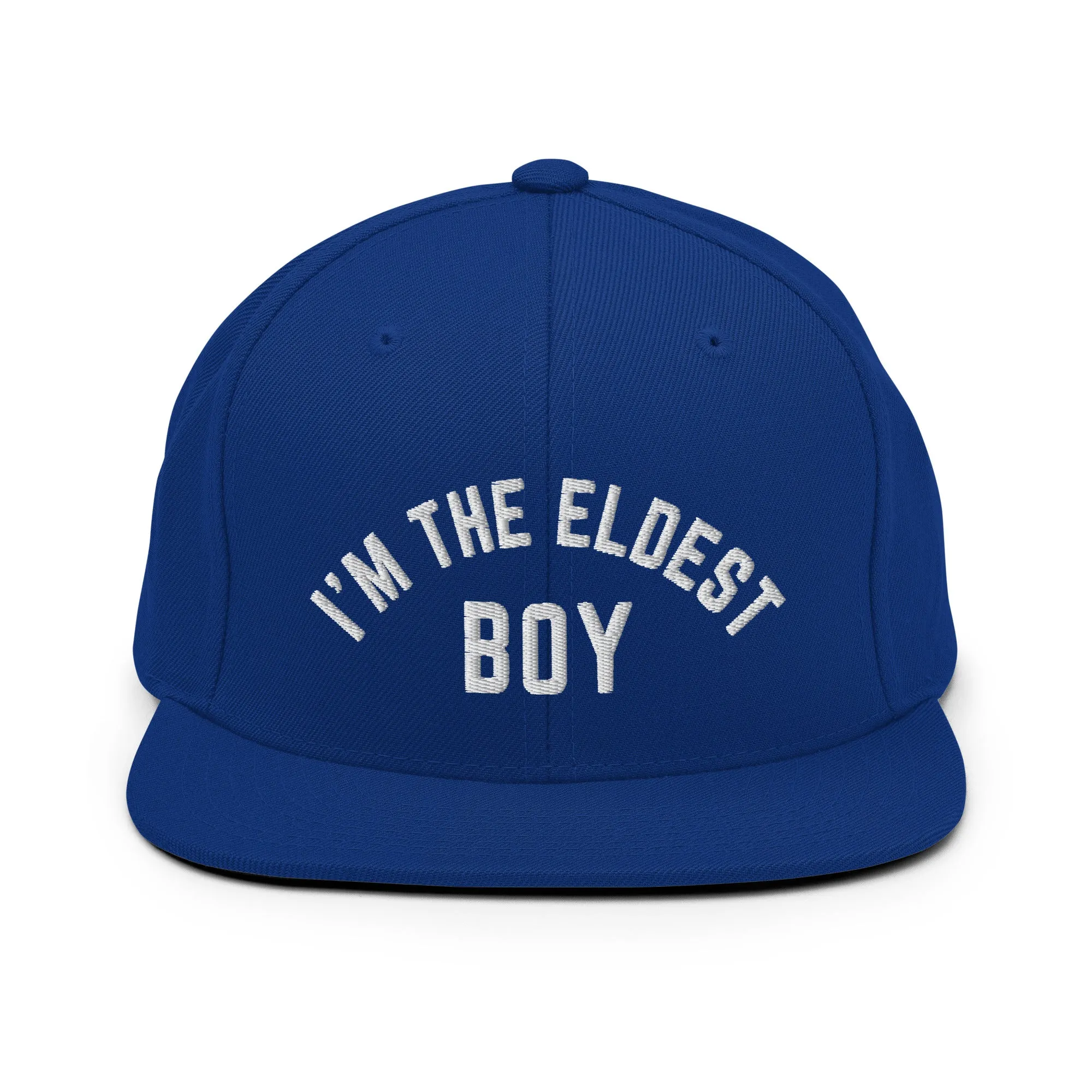 I Am the Eldest Boy Snapback Hat, Funny Embroidered Hat