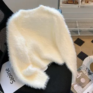 Idle Style Cropped Soft Sweater